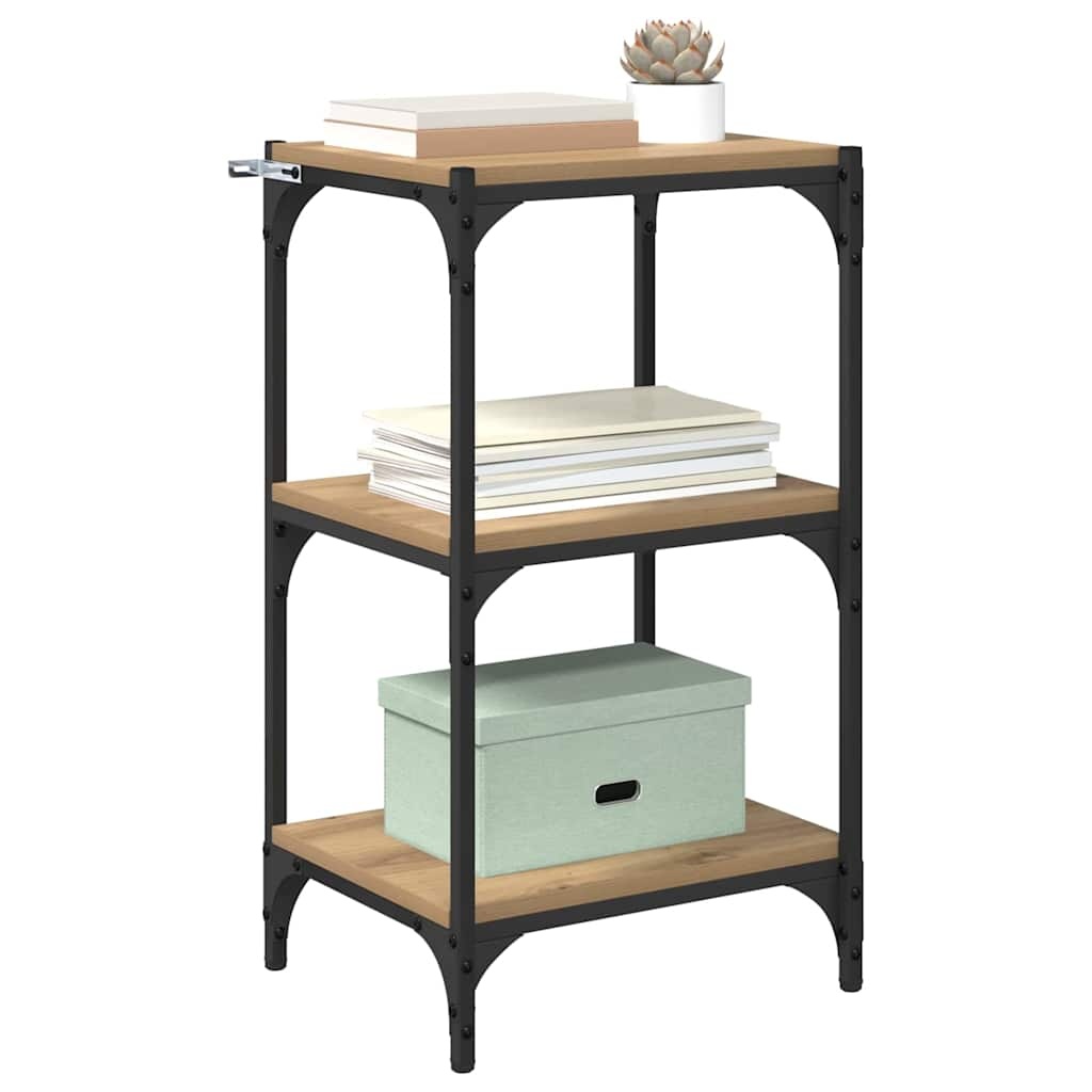 VidaXL Boekenkast artisanaal eikenkleurig 40 x 33 x 70,5 cm