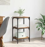 VidaXL Boekenkast Oud hout 40 x 33 x 70,5 cm Gemonteerd hout en ijzer