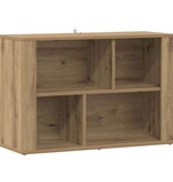 VidaXL Dressoir Artisan Eiken 80 x 30 x 53 cm Bewerkt hout
