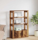 VidaXL Dressoir Oud hout 30 x 80 x 119,5 cm Bewerkt hout