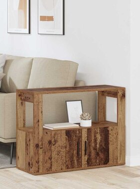 VidaXL Dressoir Oud hout 80 x 30 x 60 cm Bewerkt hout