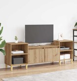 VidaXL TV-kast Artisan Eiken 160 x 35 x 55 cm Bewerkt hout