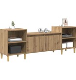 VidaXL TV-kast Artisan Eiken 160 x 35 x 55 cm Bewerkt hout