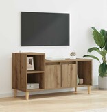 VidaXL TV-kast Artisan Eiken 100 x 35 x 55 cm Bewerkt hout