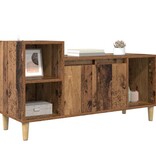 VidaXL TV-kast Oud Hout 100 x 35 x 55 cm Bewerkt hout