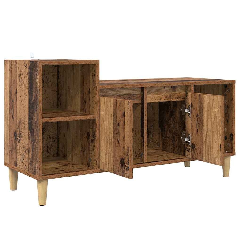 VidaXL TV-kast Oud Hout 100 x 35 x 55 cm Bewerkt hout