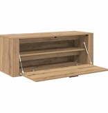 VidaXL Schoenenkast met plank artisanaal eikenkleurig 100 x 35 x 38 cm