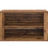 VidaXL Schoenenrek met plank Oud hout 75 x 35 x 45 cm Bewerkt hout
