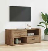 VidaXL TV-kast met lade Artisan Eiken 100 x 35 x 40 cm Bewerkt hout