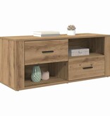 VidaXL TV-kast met lade Artisan Eiken 100 x 35 x 40 cm Bewerkt hout