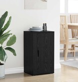 VidaXL Dressoir Zwart eiken 40 x 33 x 70 cm Bewerkt hout