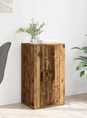 VidaXL Dressoir Oud hout 40 x 33 x 70 cm Bewerkt hout