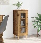 VidaXL Oud hout 34,5 x 32,5 x 90 cm Bewerkt hout