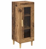 VidaXL Oud hout 34,5 x 32,5 x 90 cm Bewerkt hout