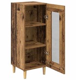 VidaXL Oud hout 34,5 x 32,5 x 90 cm Bewerkt hout