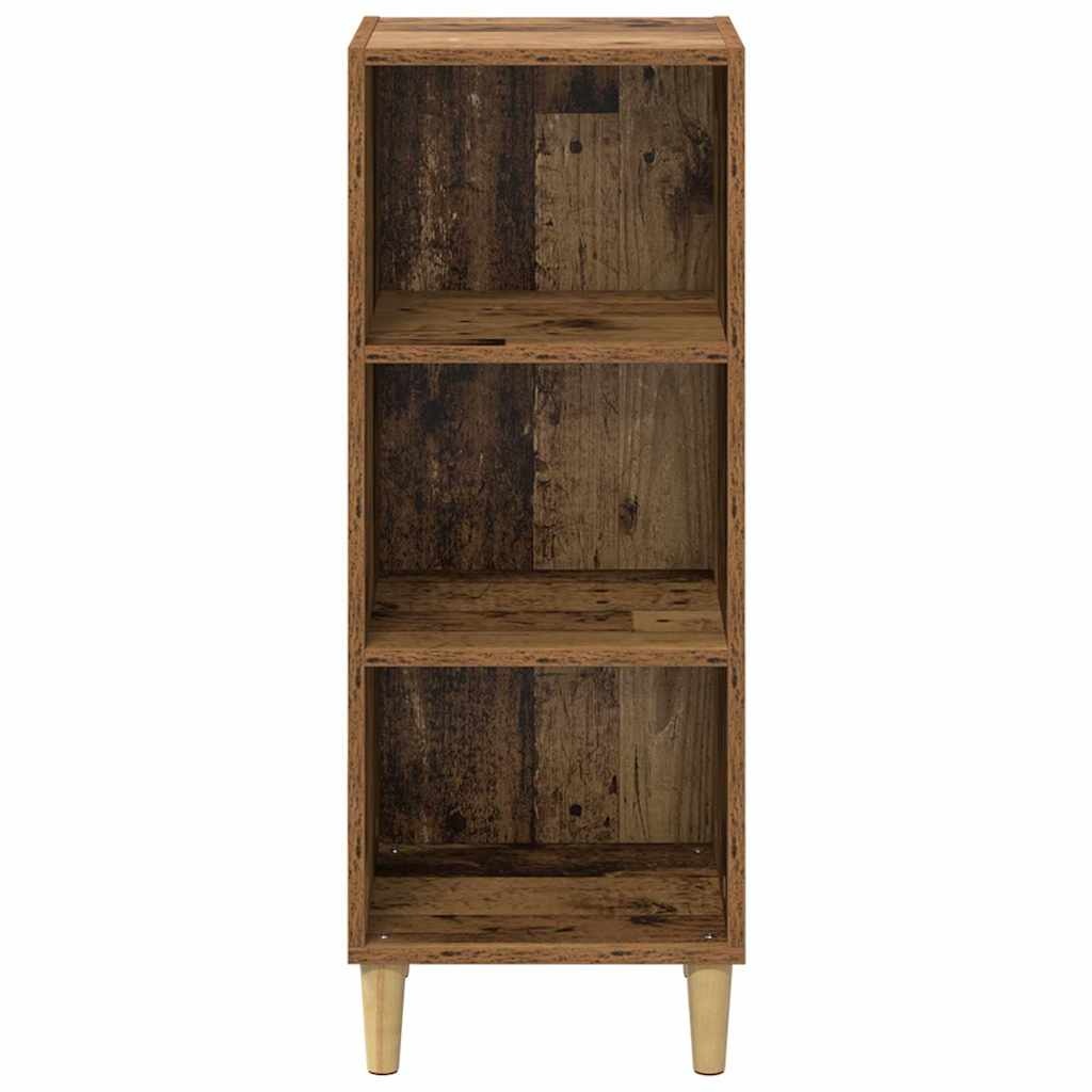VidaXL Dressoir Oudhout 34,5 x 32,5 x 90 cm Bewerkt hout