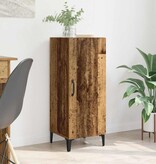 VidaXL Dressoir Wandgemonteerd Oudhout 34,5 x 34 x 90 cm Bewerkt hout