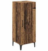 VidaXL Dressoir Wandgemonteerd Oudhout 34,5 x 34 x 90 cm Bewerkt hout