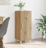 VidaXL Dressoir Artisan Eiken 34,5 x 34 x 90 cm Bewerkt hout