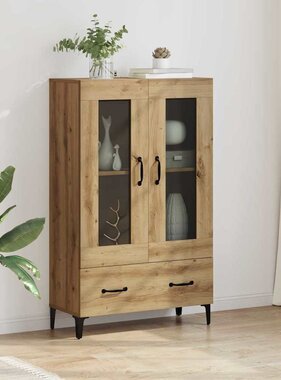 VidaXL Highboard met lade Artisan Eiken 70 x 31 x 115 cm