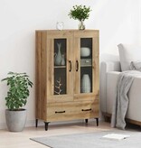 VidaXL Highboard met lade Artisan Eiken 70 x 31 x 115 cm