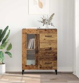 VidaXL Dressoir Oud Hout 69,5 x 34 x 90 cm Gemonteerd hout en ijzer