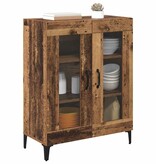 VidaXL Dressoir Oud Hout 69,5 x 34 x 90 cm Gemonteerd hout en ijzer