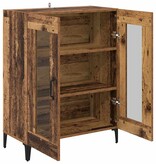 VidaXL Dressoir Oud Hout 69,5 x 34 x 90 cm Gemonteerd hout en ijzer