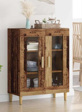 VidaXL Dressoir Oud Hout 69,5 x 34 x 90 cm Bewerkt hout