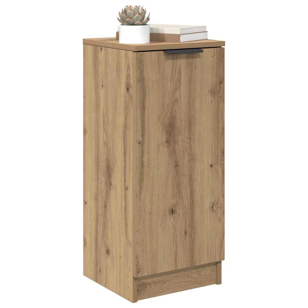 VidaXL Dressoir Artisan Eiken 30 x 30 x 70 cm Bewerkt hout