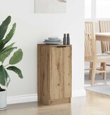 VidaXL Dressoir Artisan Eiken 30 x 30 x 70 cm Bewerkt hout