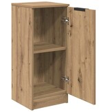 VidaXL Dressoir Artisan Eiken 30 x 30 x 70 cm Bewerkt hout