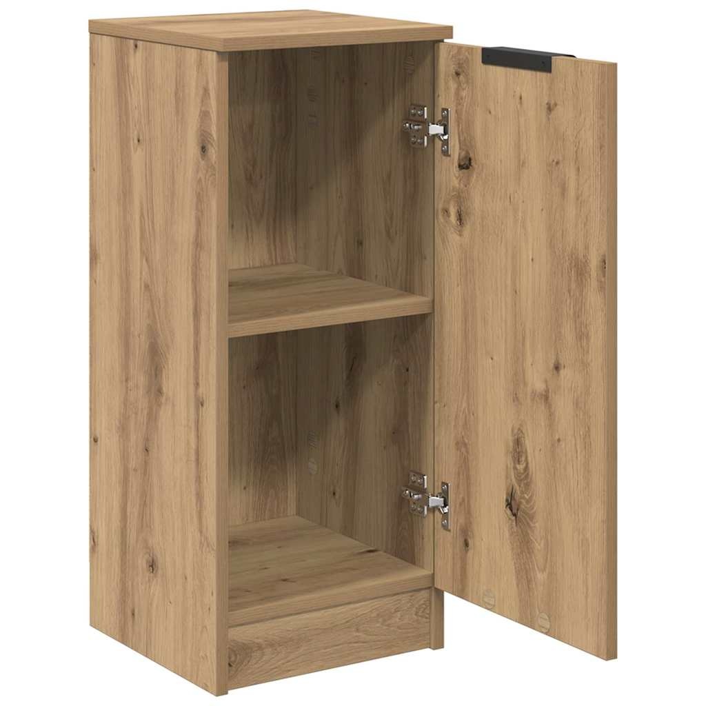 VidaXL Dressoir Artisan Eiken 30 x 30 x 70 cm Bewerkt hout