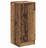 VidaXL Dressoir Oudhout 30 x 30 x 70 cm Bewerkt hout
