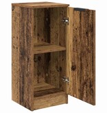 VidaXL Dressoir Oudhout 30 x 30 x 70 cm Bewerkt hout