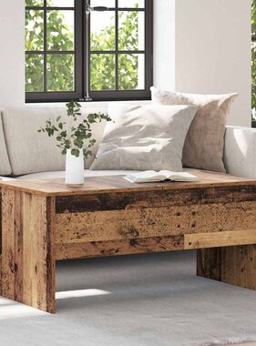 VidaXL Salontafel Oud Hout 102 x 50,5 x 46,5 cm Bewerkt hout