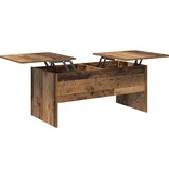 VidaXL Salontafel Oud Hout 102 x 50,5 x 46,5 cm Bewerkt hout
