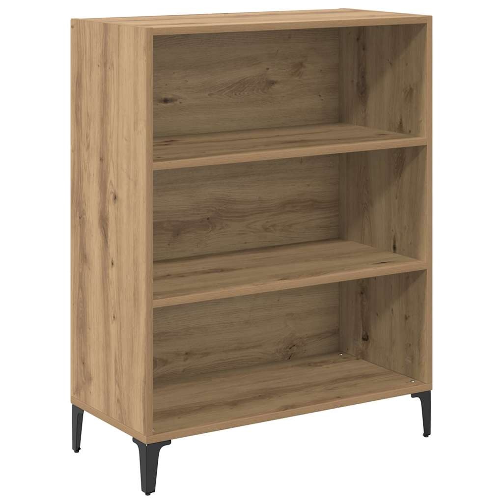 VidaXL Dressoir Artisan Eiken 69,5 x 32,5 x 90 cm Bewerkt hout