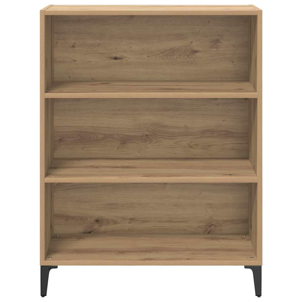 VidaXL Dressoir Artisan Eiken 69,5 x 32,5 x 90 cm Bewerkt hout