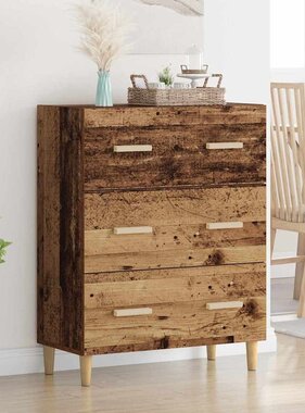 VidaXL Dressoir Oudhout 69,5 x 34 x 90 cm Bewerkt hout