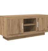 VidaXL TV-kast Artisan Eiken 102 x 35 x 45 cm Bewerkt hout