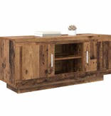 VidaXL TV-kast Oud Hout 102 x 35 x 45 cm Bewerkt hout