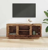 VidaXL TV-kast Oud Hout 102 x 35 x 45 cm Bewerkt hout