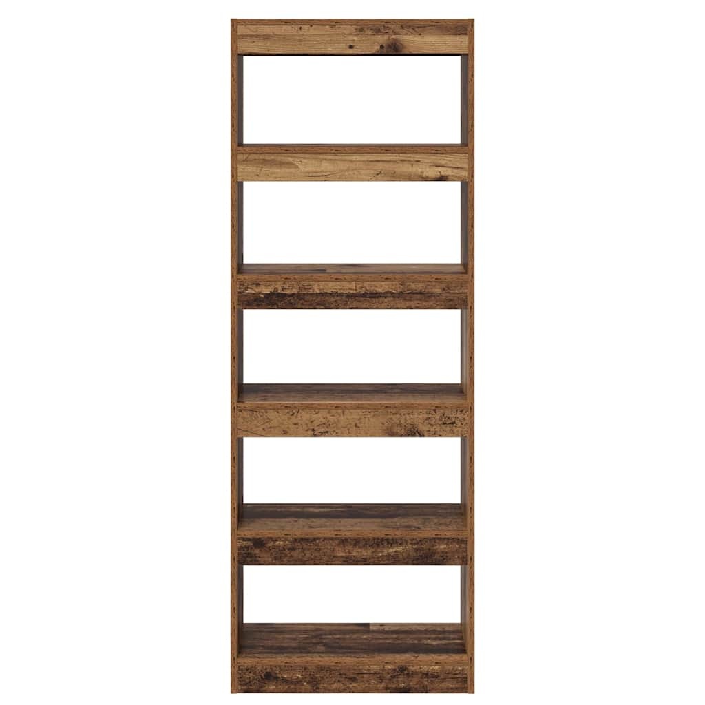 VidaXL Boekenkast Oud hout 60 x 30 x 166 cm Bewerkt hout
