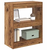 VidaXL Boekenkast Oudhout 60 x 30 x 72 cm Bewerkt hout
