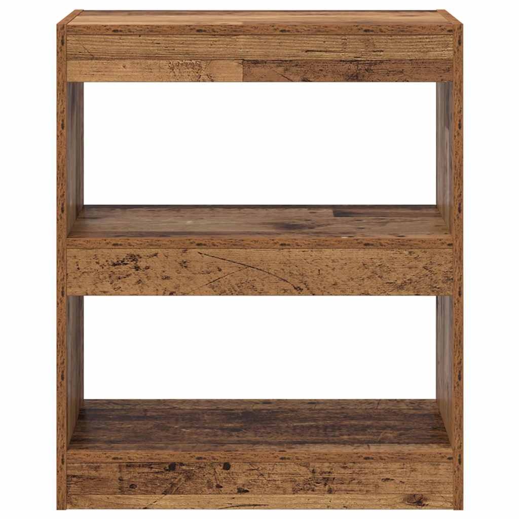 VidaXL Boekenkast Oudhout 60 x 30 x 72 cm Bewerkt hout
