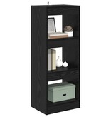 VidaXL Boekenkast Zwart eiken 40 x 30 x 103 cm Bewerkt hout