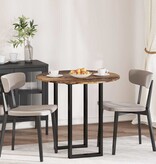 VidaXL Tafelblad Oud hout 80 x 80 x 1,5 cm Bewerkt hout