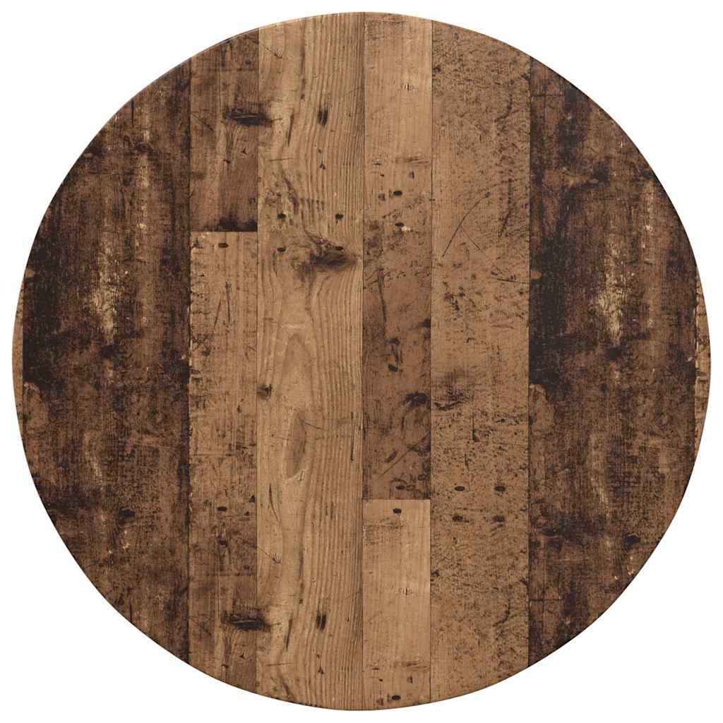 VidaXL Tafelblad Oud hout 80 x 80 x 1,5 cm Bewerkt hout