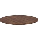 VidaXL Tafelblad bruin eikenkleur 80 x 80 x 1,5 cm Bewerkt hout